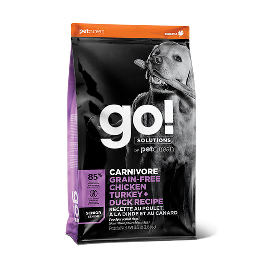 【go!全方位】 高肉量-雞肉鮭魚無穀老犬/體控犬糧